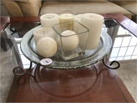 Decorative Center Bowl with Candles