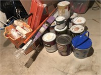 Lot of Paint and Paint Related Items