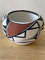 Signed Indian Pottery Bowl
