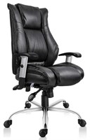 SmugDesk Leather High Back Office Chair