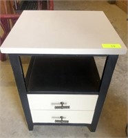 PAINTED TWO TONE END TABLE