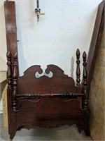 Vintage Single Bed set, including headboard,