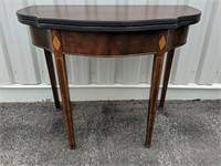 Half Moon drop leaf table 36" x 18" x 30"H