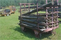 Fence posts - various length  (CART NOT INCLUDED)