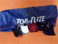 Golf accessories including an IZOD visor, sweat