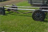 DURA FIT - Vintage wagon frame - (wooden wheels)
