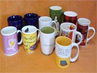 Assortment of coffee cups