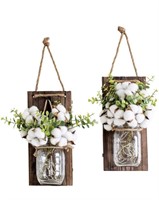 New Northbay Style Cotton Sconce Set of 2