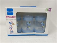 New MAM Anti Colic, Gas & Reflux 5oz Bottles
