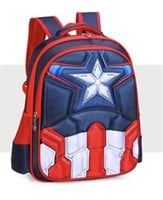 New captain america soft shell backpack