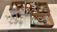 Figurines, salt and pepper shakers, and more