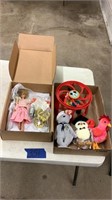 Early Barbie ( 1960s) and Beanie Babies with tags