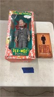 Pee-Wee Herman in box-voice activation -worn out