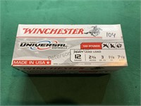 100 - Winchester 12GA 2-3/4in. 7-1/2 Shot Ammo