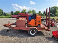 Clipper Power Cement Saw w/ Custom Service Trailer