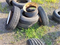 6pc Trailer Tires & Rims