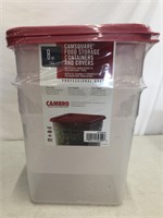 8QT CAMSQUARE FOOD STORAGE CONTAINERS 2-PACK