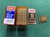 100 - CCI Maxi-Mag 22 Mag Ammo