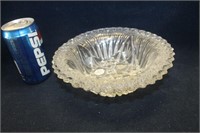 CUT GLASS SERVING BOWL (has been repaired)