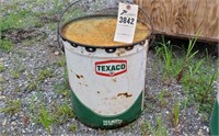 5 Gallon pail of Texaco MolyTex Grease 0