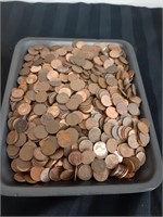 9.5+ Pounds Canadian Pennies - Various Years