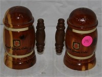 WOODEN ADVERTISING S/P SHAKERS