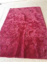 72x105" Burgandy Area Carpet, New, open box