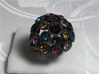 Multi Coloured Statement Cocktail Ring