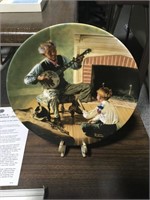 Norman Rockwell The Banjo Player