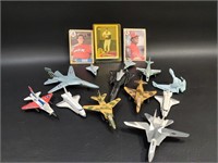 Baseball Cards, Vintage Aerospace Die Cast +
