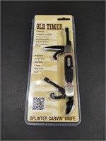 NIB Old Timer Splinter Carvin' Knife