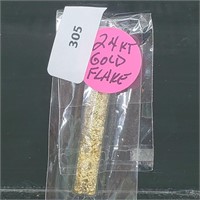 Vial of 24KT Gold Flakes