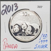 2013 1oz .999 Silver Panda