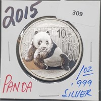 2015 1oz .999 Silver Panda