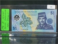 1996 $1 Negara Brunei Darussalam Satu Ringgit
