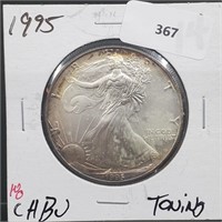 1995 1oz .999 Silver Eagle $1 Dollar