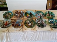 Complete set of 10 "Birds of your garden"