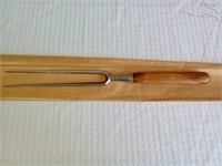 Friedr herder abr sohn carving fork. Vintage.