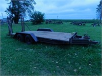 16' Tandem Axle Flatbed Trailer w/ Ramps