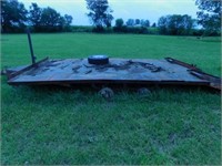 Tandem Axle Trailer w/ Ramps (No Tires)