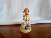 Vintage Hummel. Girl with geese. 4". No damage.