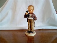 Vintage hummel. Boy on phone. 6". No damage.