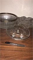 (3) Crystal Dishes