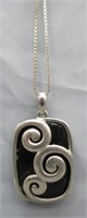 Sterling Silver Necklace with Sterling Silver &