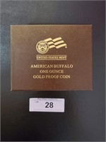 2010 American Buffalo 1oz Gold Proof Coin In Box