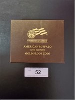 2010 American Buffalo 1oz Gold Proof Coin In Box