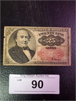 Fractional Currency, 25 Cent Bill, 1870s