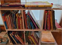 large selection of children's books