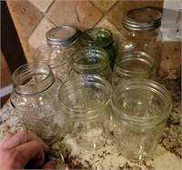 selection of small mason jars