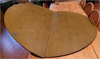 60" table top protector (faux wood/felt)